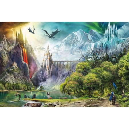 Puzzle Domnia Dragonilor, 3000 Piese Ravensburger - 1